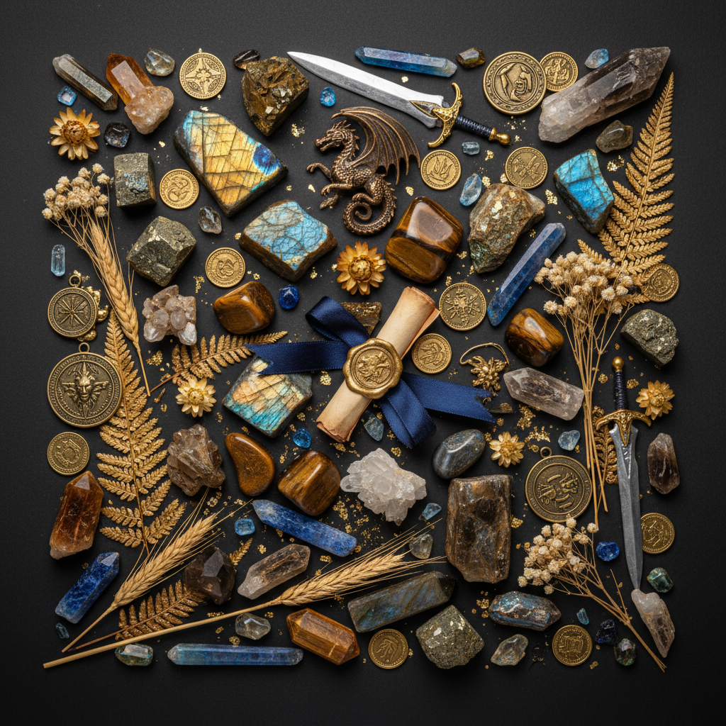 WoW Tarot Flat Lay