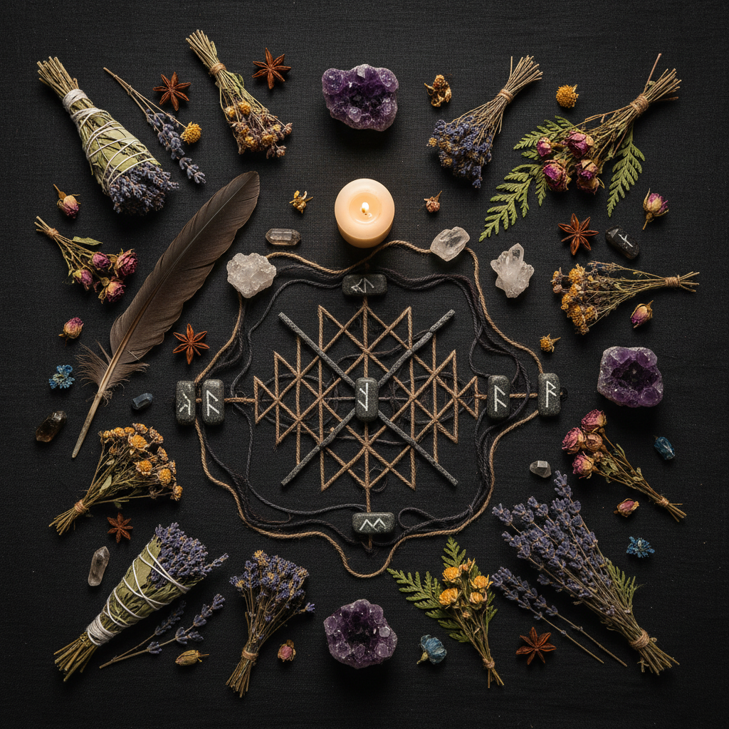 Wyrdcraft Flat Lay