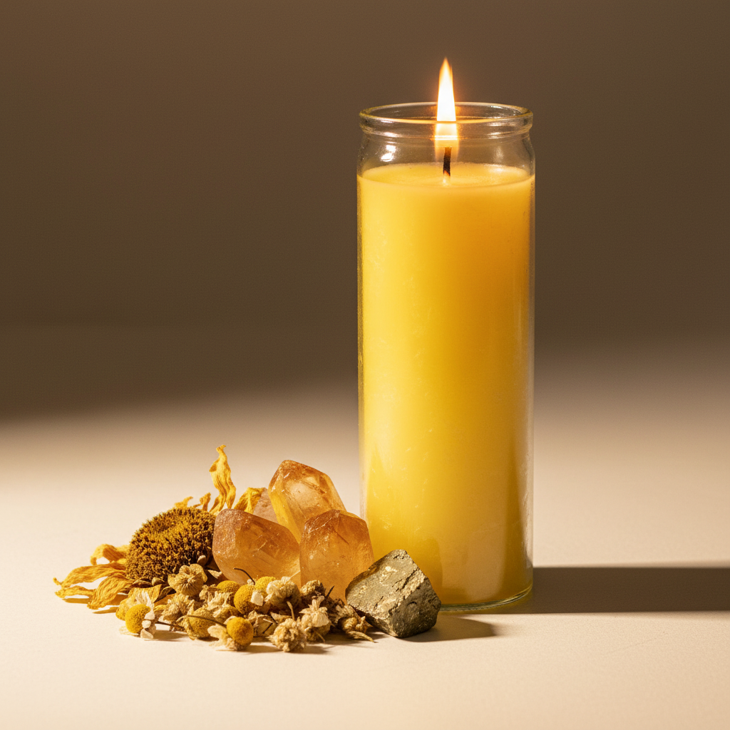 Yellow 7 Day Candle Hero