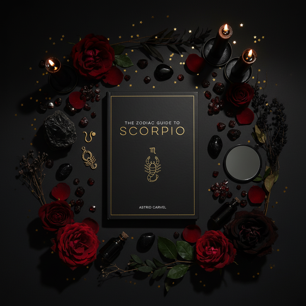 Zodiac Guide to Scorpio Flat Lay