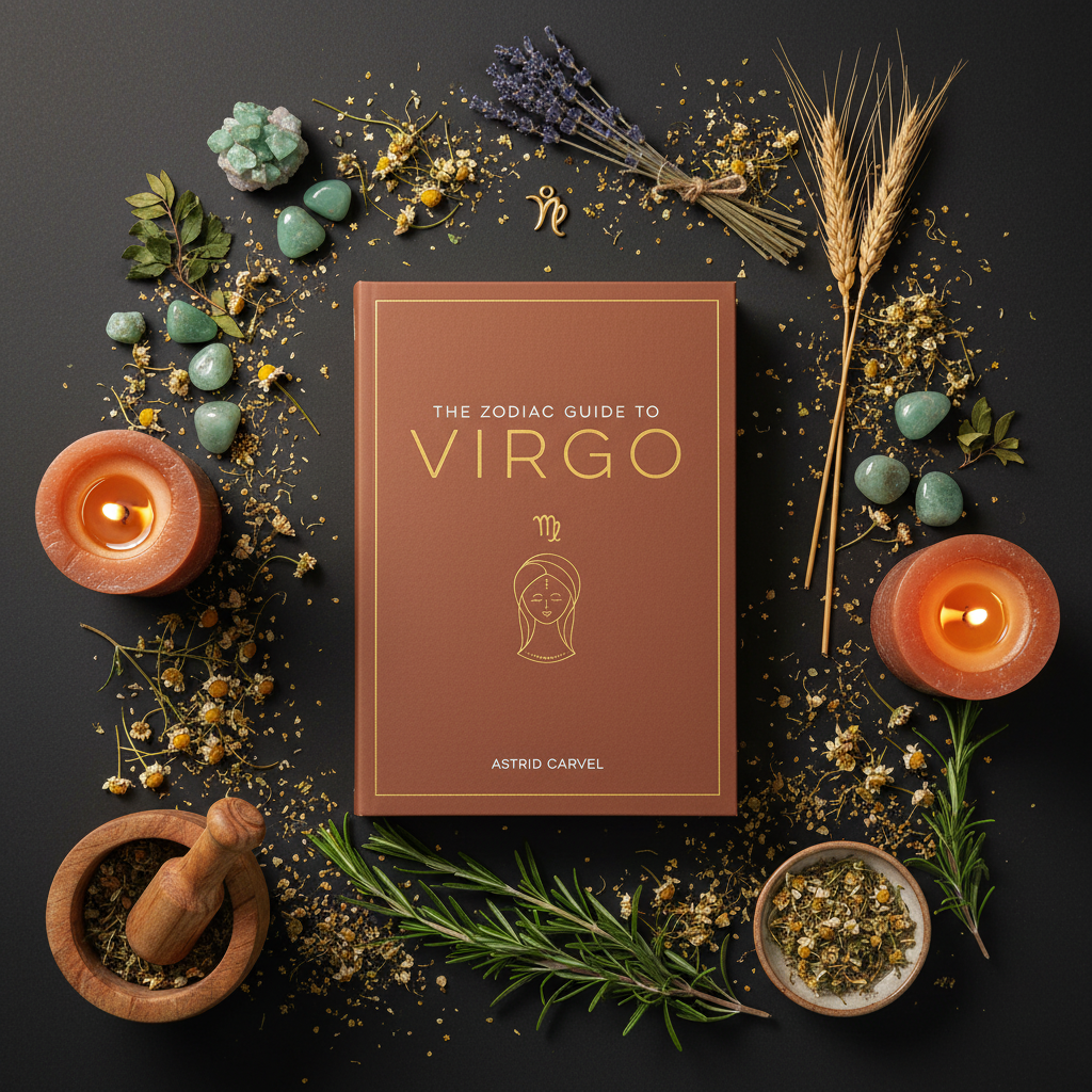 Zodiac Guide to Virgo Flat Lay